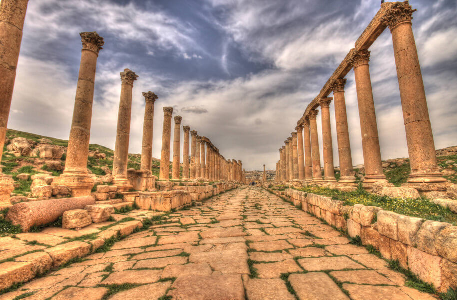 The Roman City Jerash  & Ajloun visits 